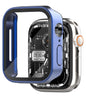 2 Pack Apple Watch Screen Protector Compatible with Apple Watch 49mm 45mm 44mm 41mm 40mmShockproof Apple Watch Cover/Case with Tempered Glass