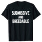 Obedient And Reproducible T-shirt Funny Humor Pure Cotton Neutral