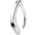 14G 3/8 Grade 23 Titanium Smooth Style Hinged Hoop Belly Ring