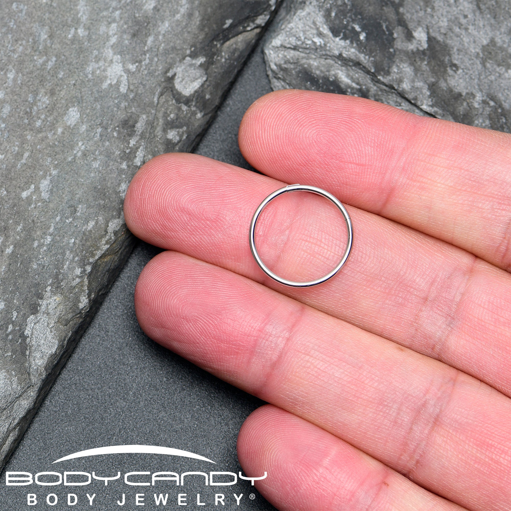 16G 5/8 316L Surgical Steel Precision Hinged Segment Hoop