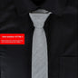 Solid Color Korean Style Narrow Cotton Men's 6cm Formal Wear Business Casual Wedding Tie