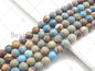 High Quality Light Blue Sea Sediment Imperial Jasper Beads, UA168