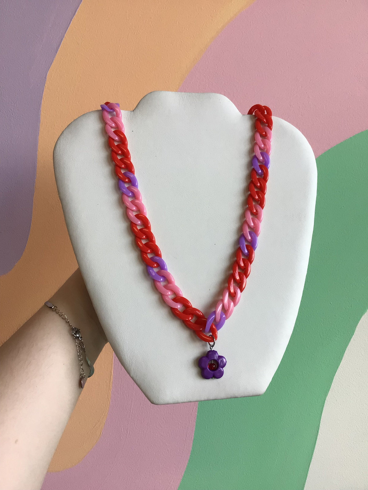 Happy Chain Link Necklace