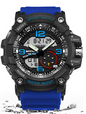NEW Sport Analog-Digital Watch For Men and Woman  Waterresistant 50M Professional Waterproof Quartz Large Dial Military Wristwatches  With Night Mode