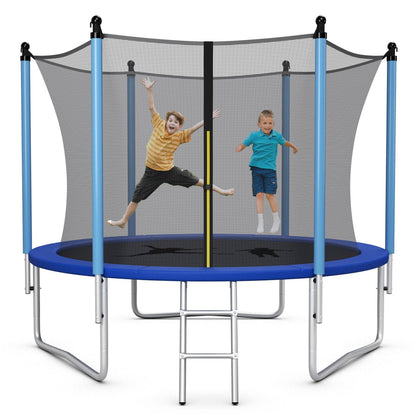 Outdoor Trampoline with Safety Closure Net-8 ft