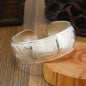 Big Elegant Luxury Amazing Classic Fashion Flower Metal Tibetan Indian Silver Vintage Retro Fashion Cuff Bracelet Bangle For Woman With Details of Animals