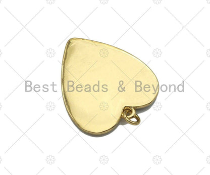 Enamel Colorful Star On Heart Shape Pendant, Enamel Jewelry,Sku#L486