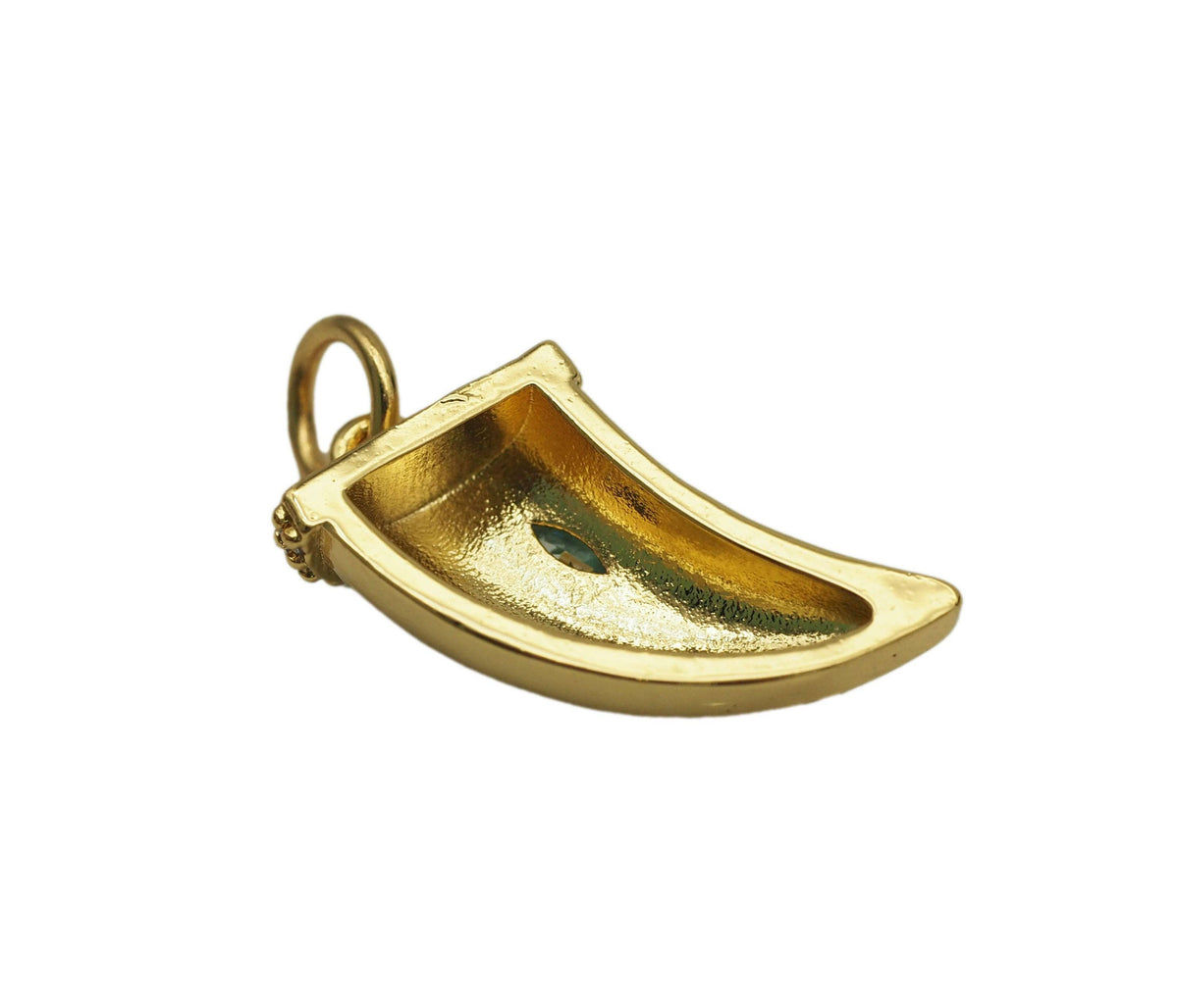 CZ Horn Charm, Sku#B139