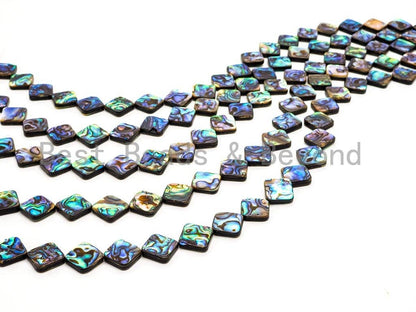 Natural Abalone Flat Diamond Shape Shell beads, SKU#R8C
