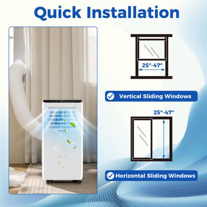 10000 BTU Portable Air Conditioner 3 in 1 Floor AC Unit with Fan and Dehumidifier