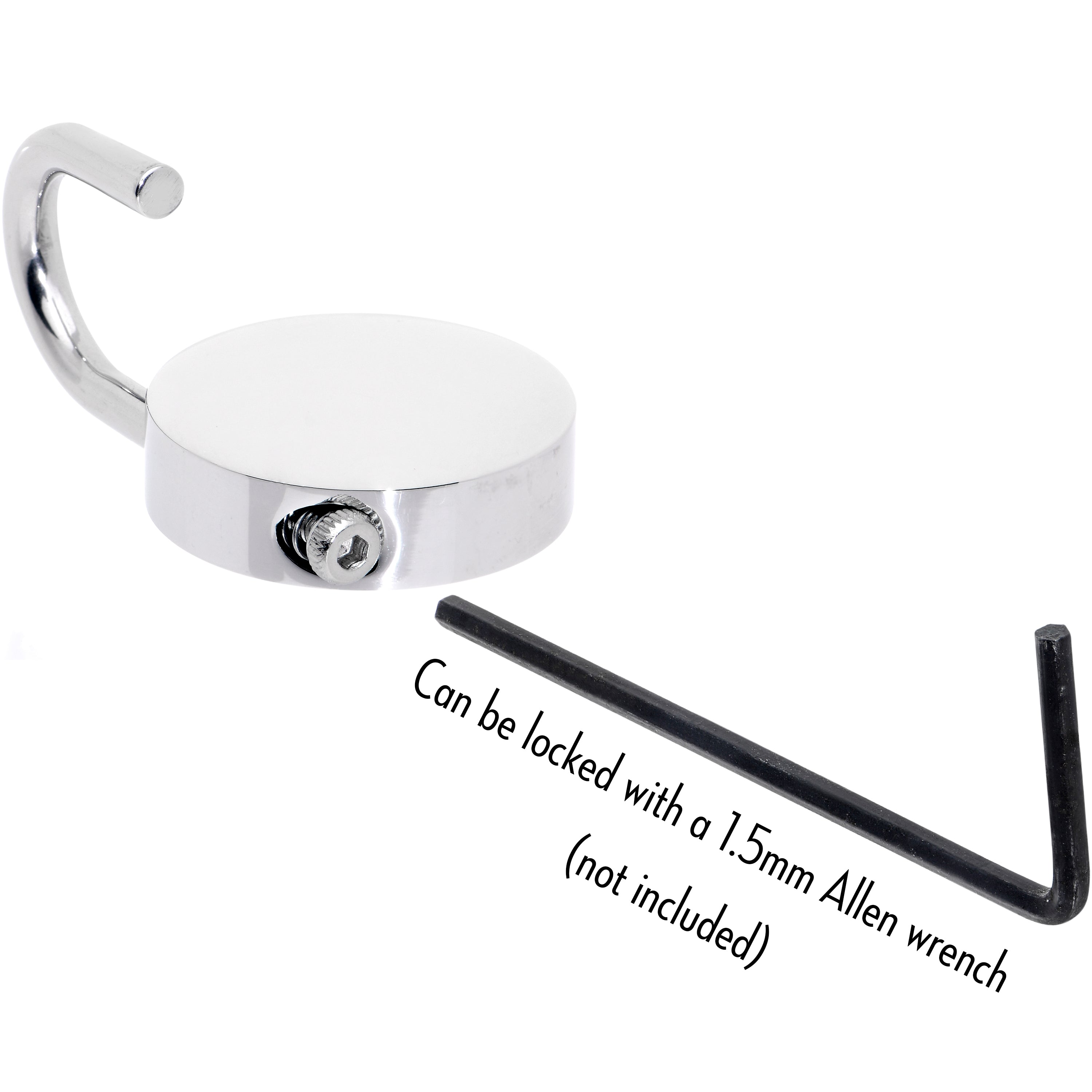 8G Round Padlock Ear Weight Set