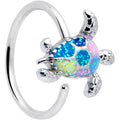 20G 5/16 Glitter Turtle Nose Hoop