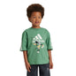 adidas Unisex Kids Disney Mickey Mouse T-Shirt Preloved Green/Off White