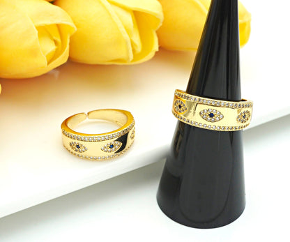 Evil Eye Band Ring, X195
