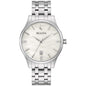 Bulova Ladies Classic Diamond Dial Stainless Steel 3-Hand Calendar Date Quartz Watch White Mother-of-Pearl Style: 96P220