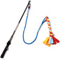The New Pet Dog Teaser Rod Bite Pull Cotton Rope Toy Pet Interactive Training Toy