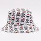 European And American Digital-print Bell-shaped Reindeer Bucket Hat