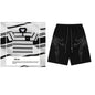 Loose-fitting Polo Shirt With A Lapel Collar Short-sleeved Striped T-shirt