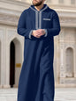 Middle Eastern Men's Robe With Long Sleeves And A Hood For International Trade