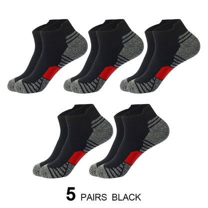 Mens Sweat-Absorbing Breathable Professional Sports Socks