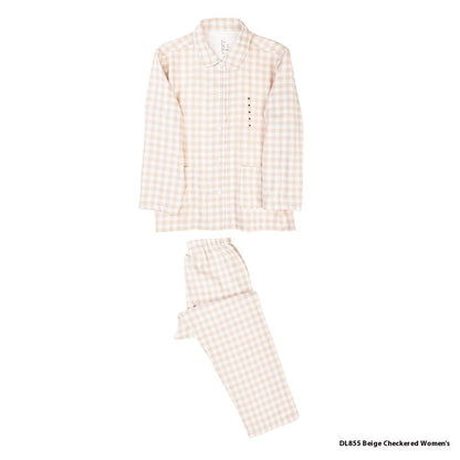 Double-layer Yarn Pajamas Without Printing