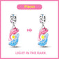 S925 Colorful Luminous Constellation Pendant