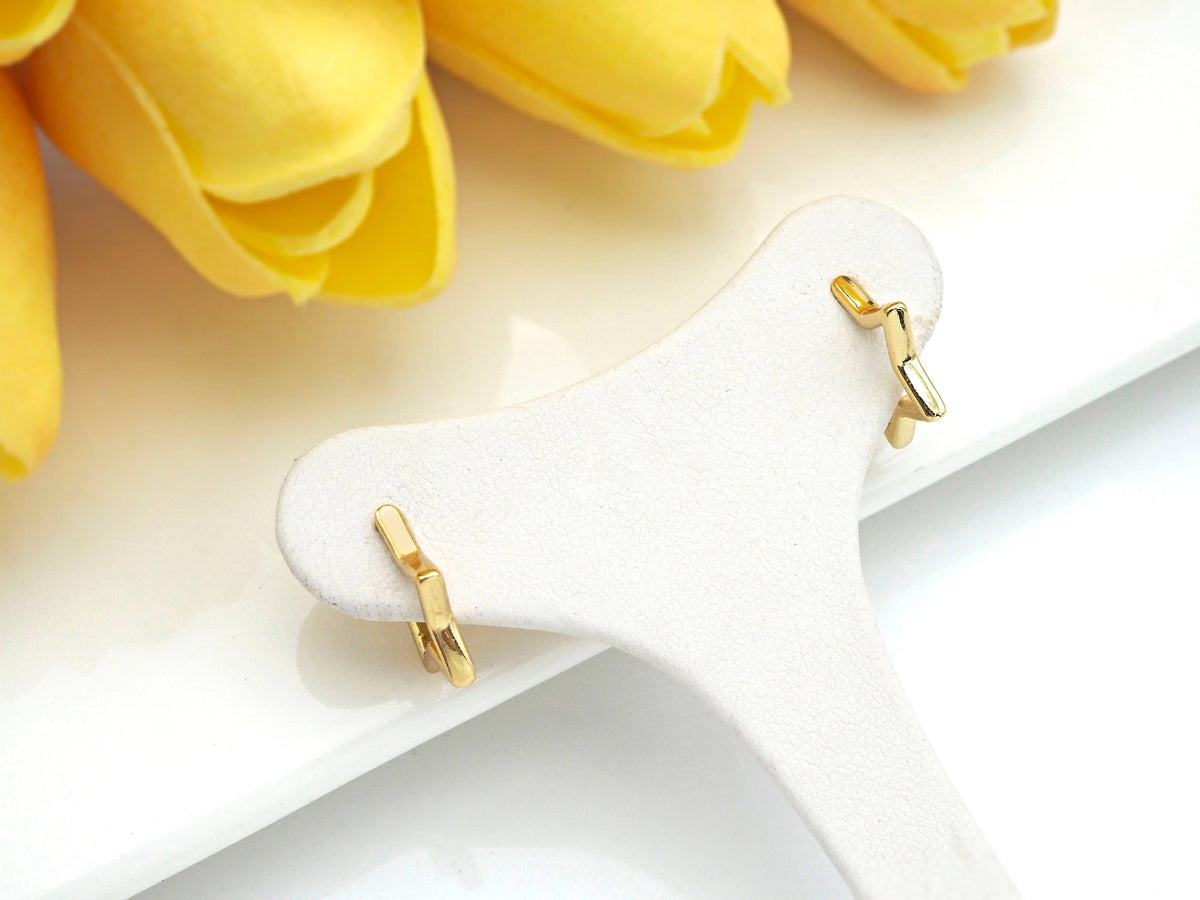 Five Point Star Earrings, LD62