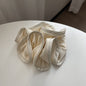 French Retro Satin Hair Ring Women's