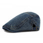 Men's And Women's Universal Solid-color Stitching Design, Washable And Fashionable, Retro Style, Soft Top, Adjustable Beret. Suitable For Daily Casual Commuting And Outings.