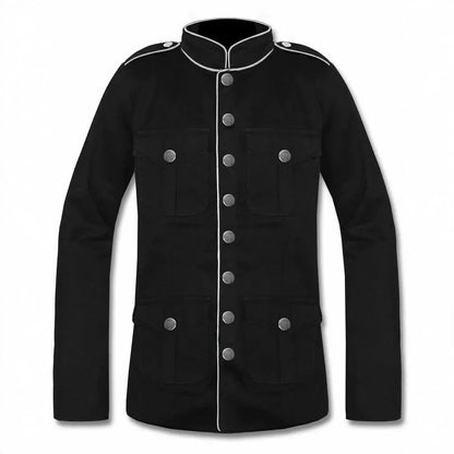 Mens Military Gothic Jacket Coat