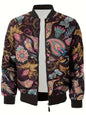 Mens Stylish Trendy Jacket With A Stand-up Collar