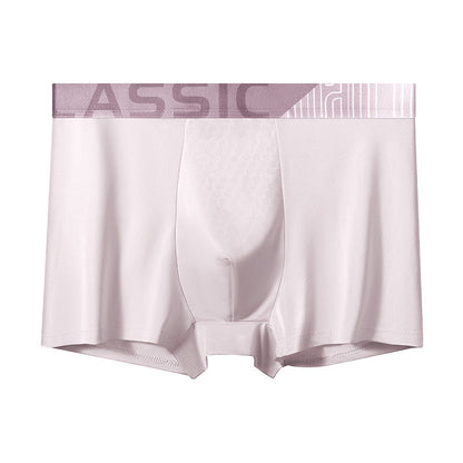 Men's Ice Silk Boxer Briefs Breathable, Moisture-Managing, Ultra-Soft Comfort Underwear For Summer