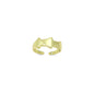 Plain Gold Scale Adjustable Ring, Sku#LD660