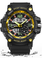 NEW Sport Analog-Digital Watch For Men and Woman  Waterresistant 50M Professional Waterproof Quartz Large Dial Military Wristwatches  With Night Mode
