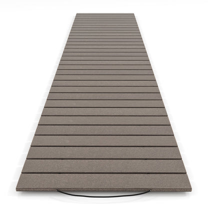 8 Ft Outdoor Garden Pathway Patio Roll Out Straight Walkways with Metal Wire Connection