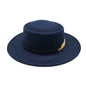 Retro AutumnWinter Wide-Brimmed Wool Jazz Hat