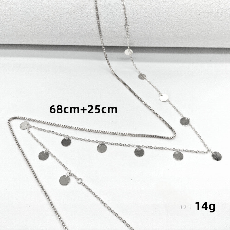 Disc Bead Chain Waist Chain for Women Body Jewelry