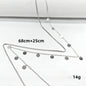 Disc Bead Chain Waist Chain for Women Body Jewelry
