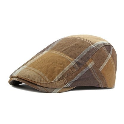 Thin And All-matching Literary Retro Peaked Cap Men