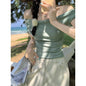 Ruffled Neckline T-shirt That Subtly Reveals Your Collarbone For A Pure Yet Alluring Look