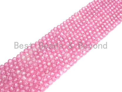 2mm/3mm/4mm High Quality Sparkly Cubic Zirconia Beads, Faceted beads,SKU#U918