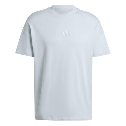 adidas Mens Tall Size All SZN Graphic T-Shirt Wonder Blue