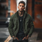 Foreign Trade Cross-Border Retro-Style AutumnWinter New Mens Pocketed