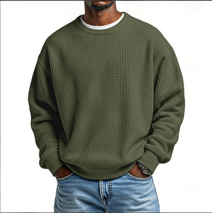 Mens Fashionable Simple And Relaxed Fit Sweatshirt