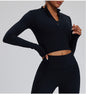 Womens Quick-Dry Long-Sleeve Yoga Wear For Europe And The US