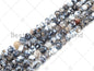 High Quality Black White Fire Agate Beads, Dragon Vein Agate,SKU#U1161