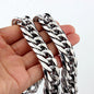 chunky silver necklace