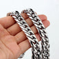 chunky silver necklace
