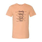 DT0115 Family, Crazy, Loud, Love Shirt