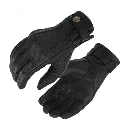 Motorcycle Gloves Chamois Leather For Men And Women